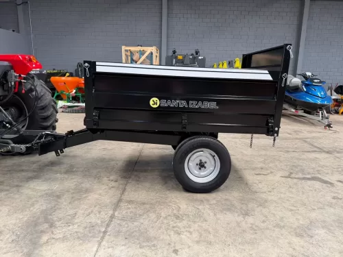 Carreta agrícola metálica basculante hidráulica >nova para Trator , Marca: Santa Izabel Modelo: CBH 2000 basculante hidráulica por pistão com capacidade para 2 toneladas