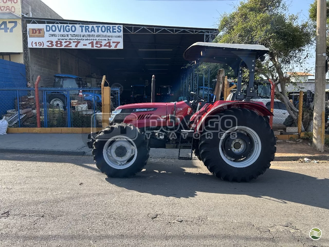 Yanmar Solis 80 4×4 Ano 2023/2024 apenas 585 horas com Reversor de Marchas