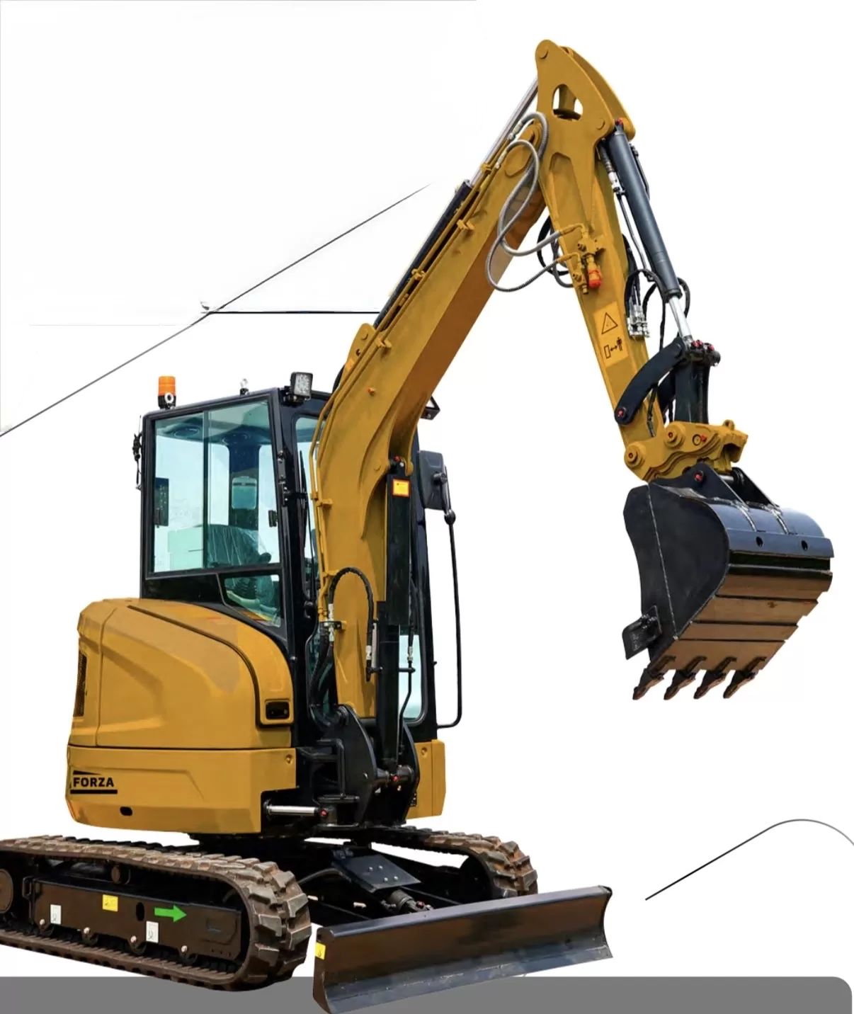 Escavadeira (nova) Marca: Forza Modelo: 4 ton, Cabinada com ar condicionado, 